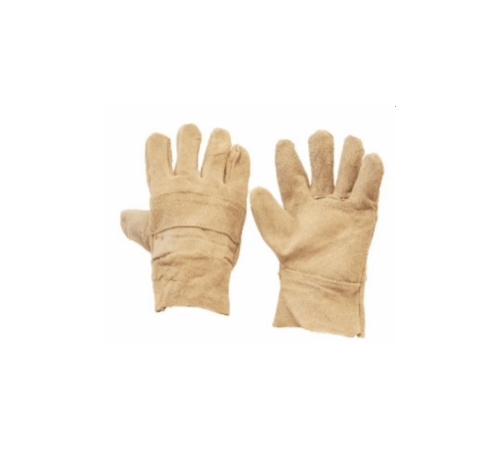 2.5" chrome leather double palm