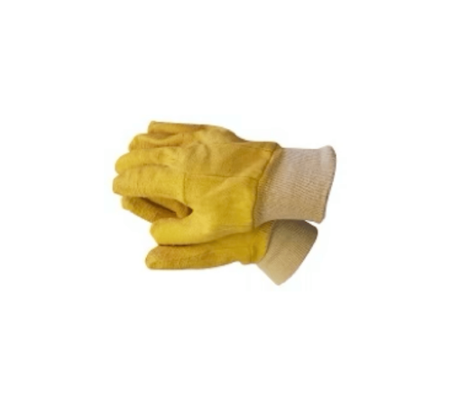 Yellow comarex fully dipped knit wrist
