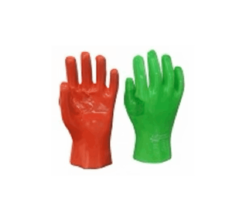 Hi-vis red/green pvc 27cm reinforced