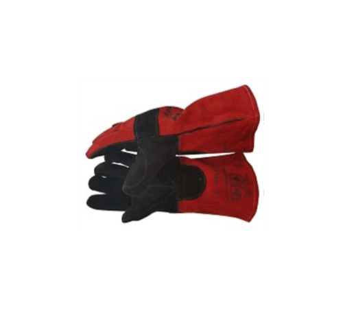 Tough  g98 black/red air cusioned welding glove  35cm  double layer/ fully kevlar