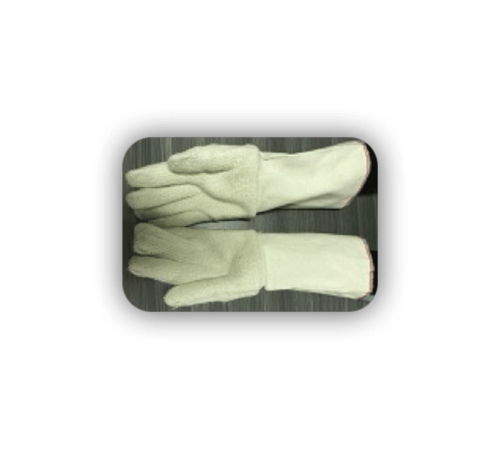 Double towelling glove 40cm canvas cuff