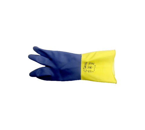 Bi-color neolatex glove (kmlpst)