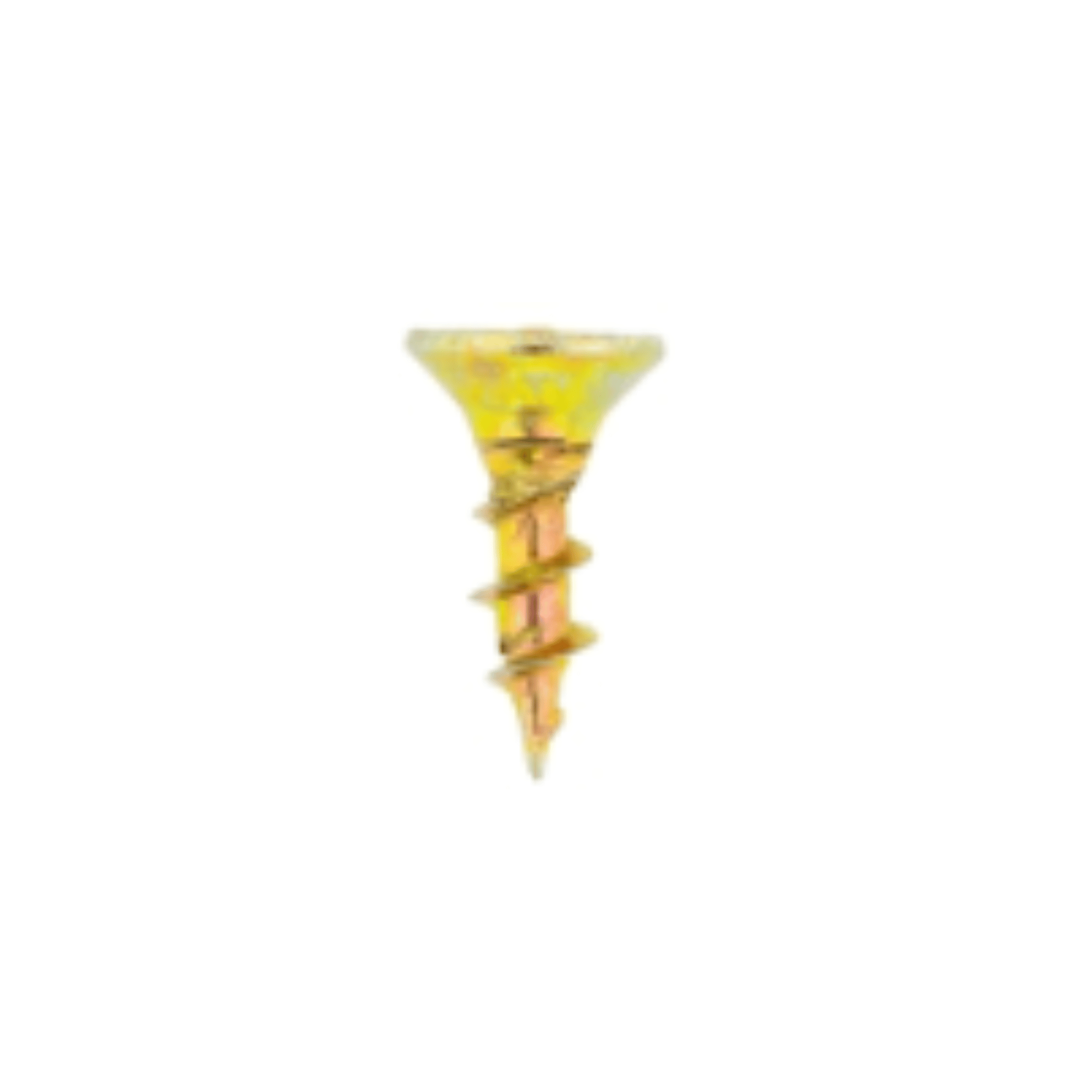Chipboard Screw 5.0×16 mm Yellow Passivated (100 Pack)