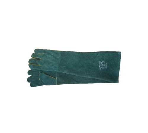 16" green lined shoulder length