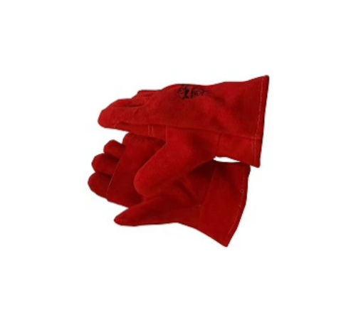 2" red heat resist glove - kevlar stitched wrist