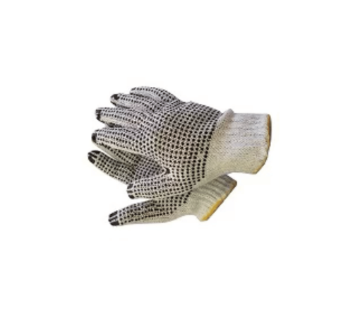 Double sided polka dot glove