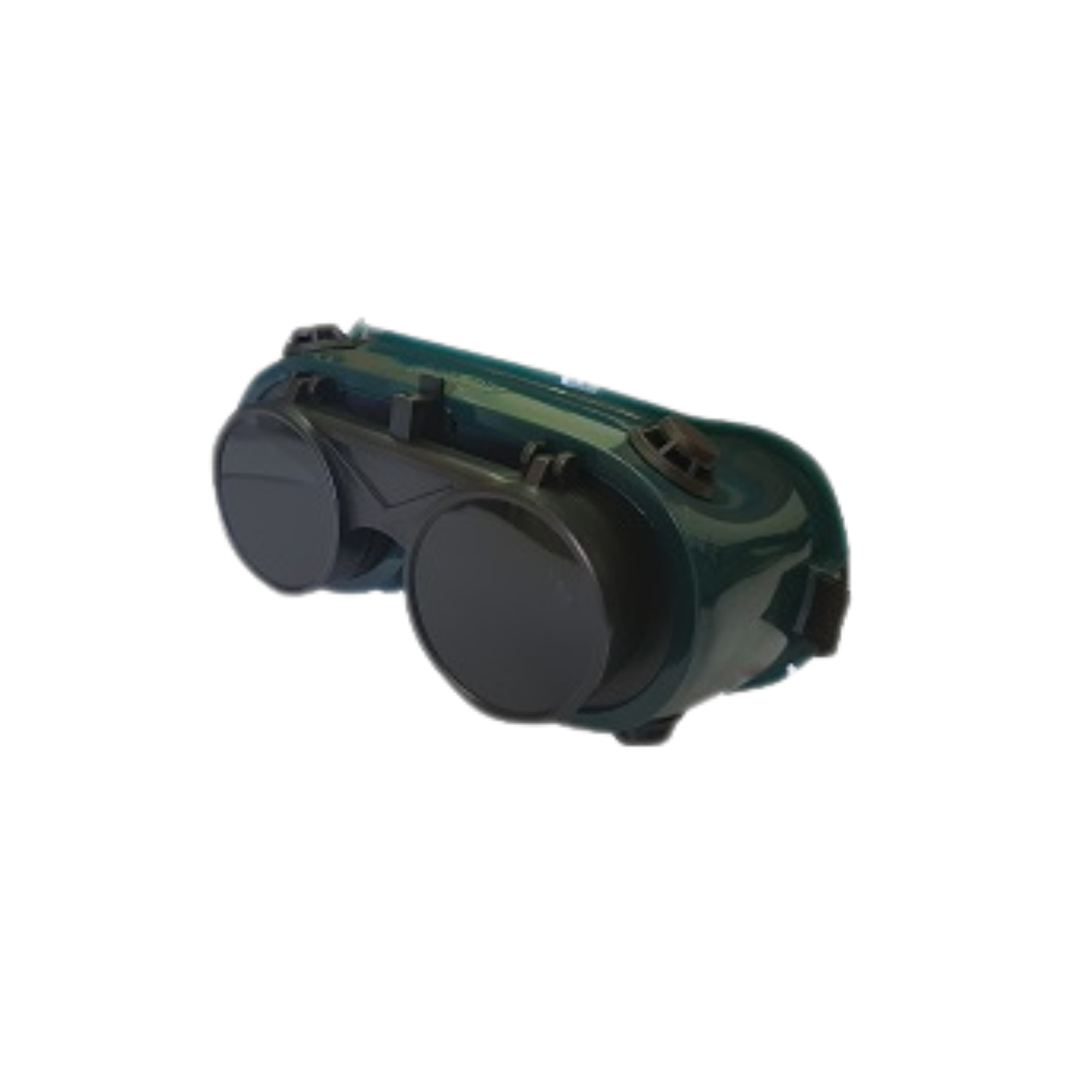 Gas welding goggle flipfront round lenses