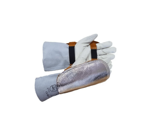 Tough high heat protection glove aluminium pad (sell by 1 pcs not pair)