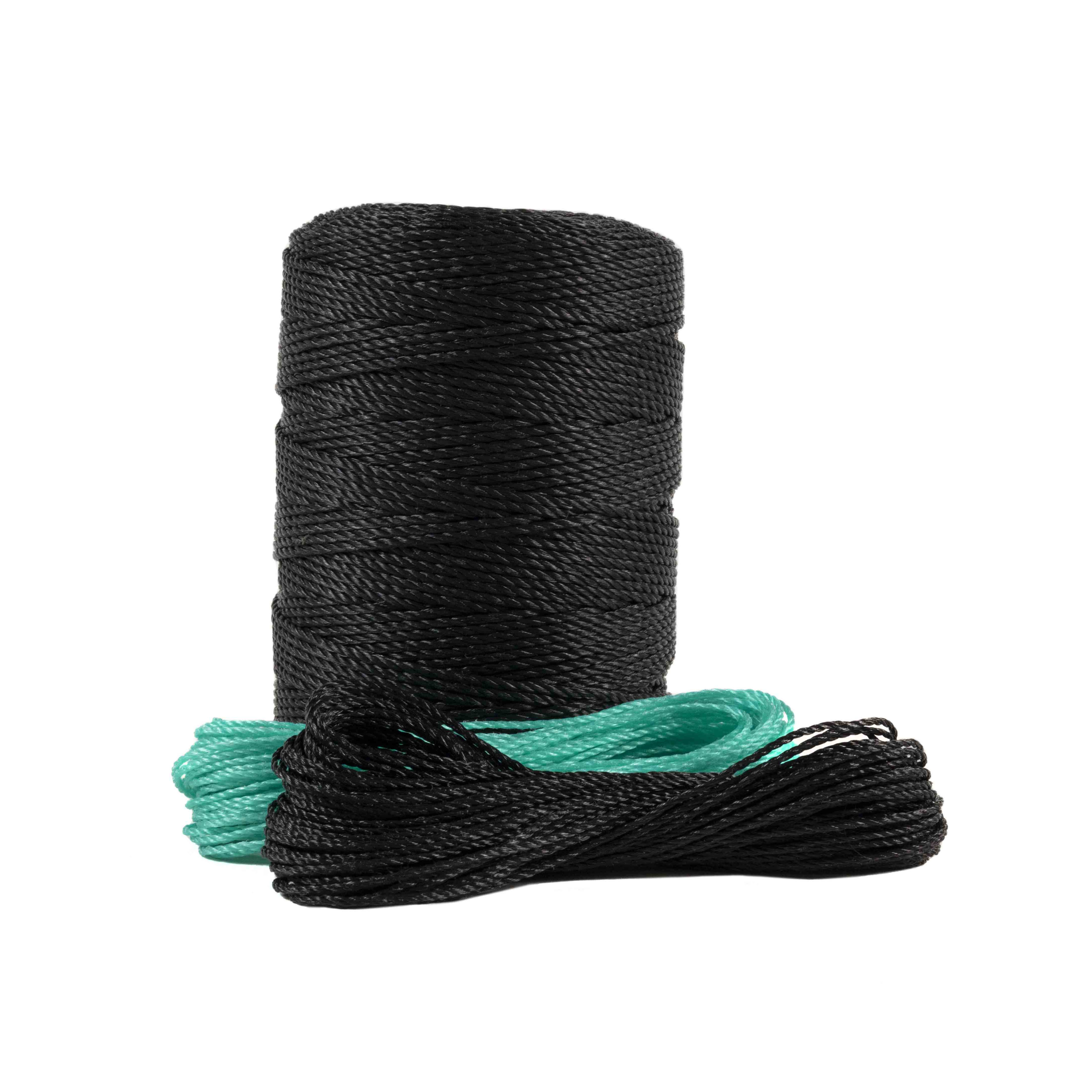 Lacing Cord Black 2.5mm x 20m