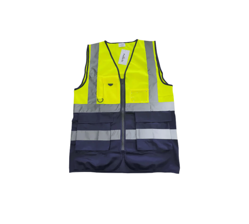 Lime/navy siganling vest