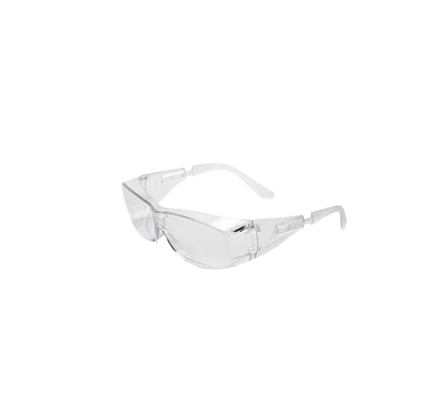 Over spec clear anti-scratch anti-fog