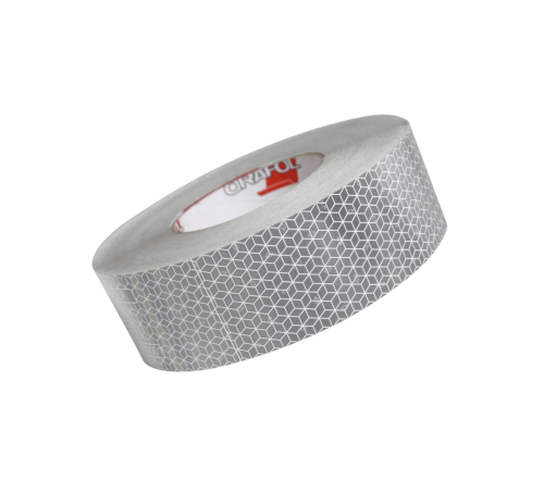 REFLECTIVE TAPE FOR TRUCK WHITE   50M/ROLL