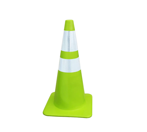 TRAFFIC CONE SOFT PVC LIME