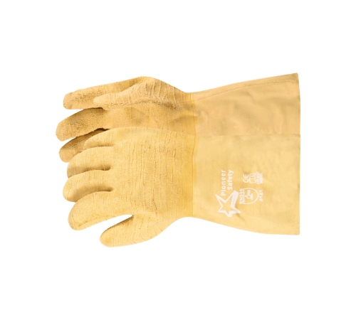 Yellow comarex heavy crinkle safety cuff  -  new